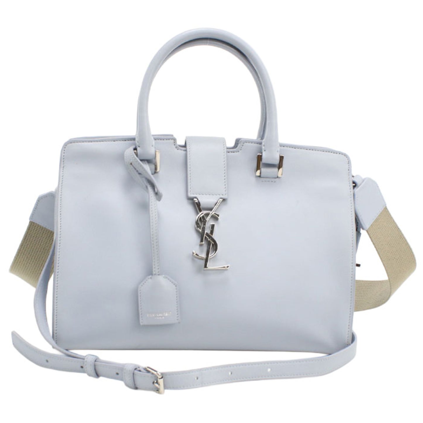 SAINT LAURENT Baby Cabas Handbag SL90157 421871 2-Way Handbag, Blue, Women's