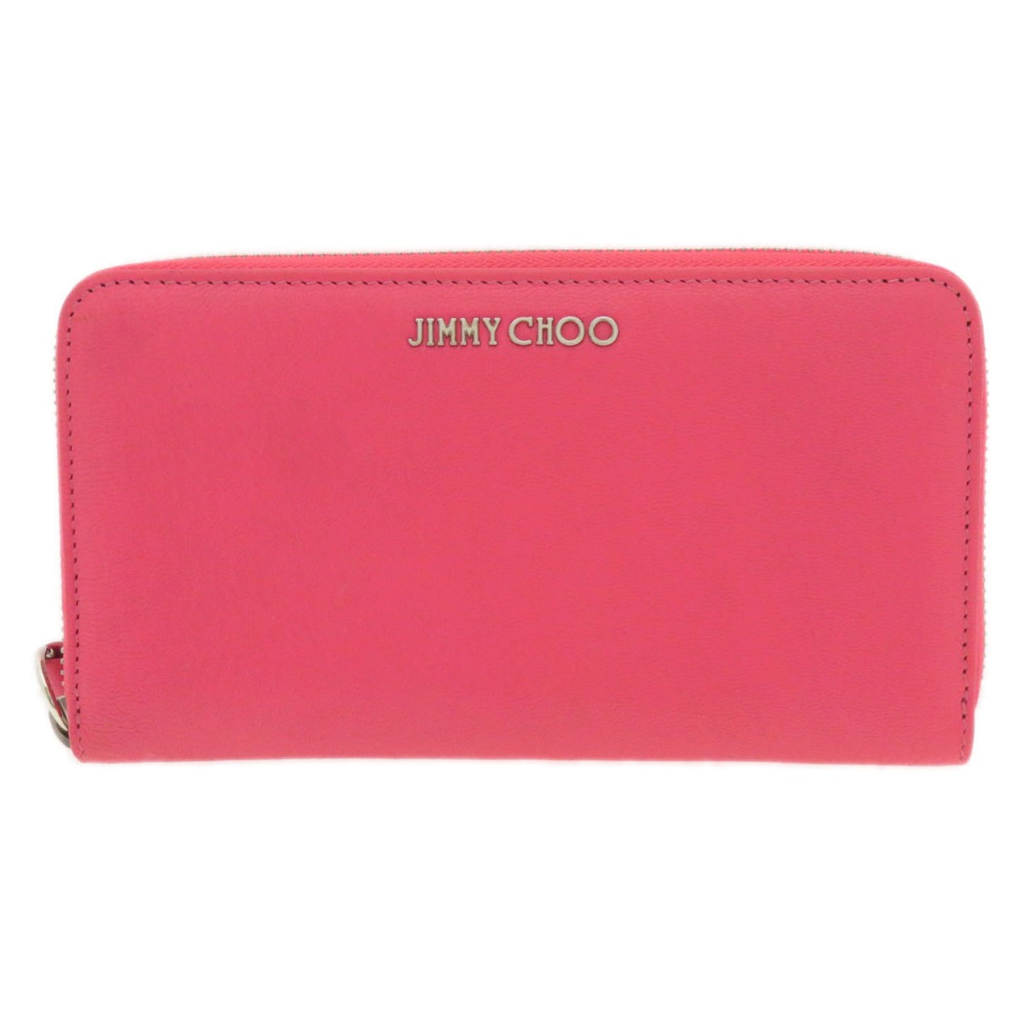 Jimmy Choo motif long wallet in calf leather for women