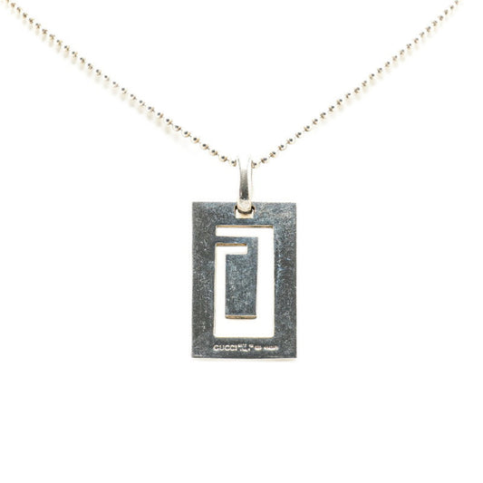 Gucci Cutout G Necklace SV925 Silver Women's GUCCI