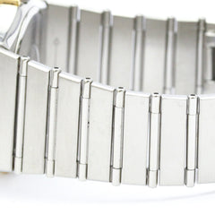 OMEGA Constellation 18K Gold Steel Quartz Mens Watch 396.1080 Polished — Very Good
