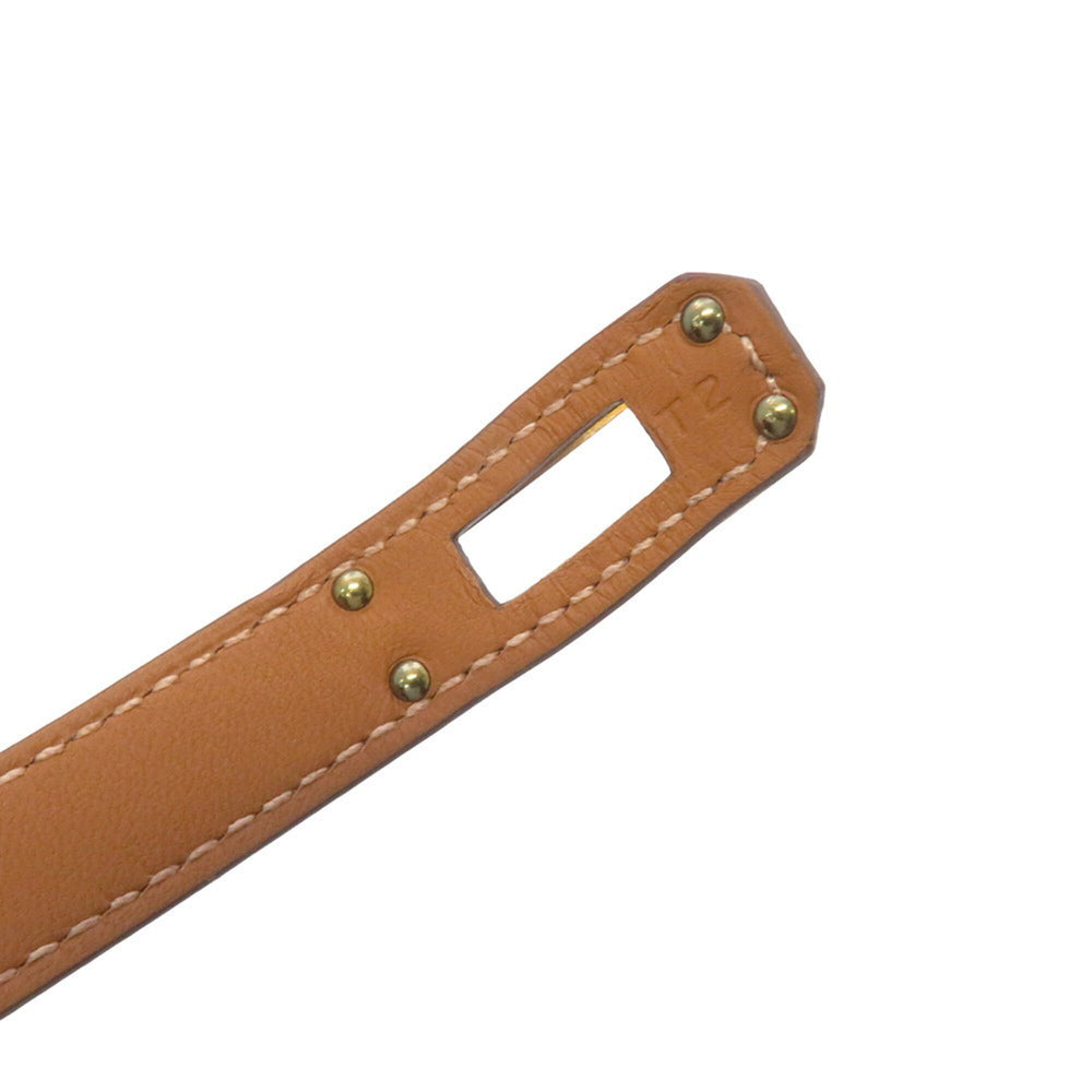 Hermes Kelly Double Tour Bracelet, Craie Pink Epsom Leather, U Stamp, Size T2 — Like New