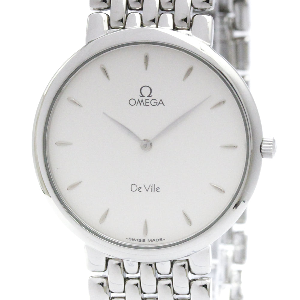 OMEGA De Ville Stainless Steel Quartz Mens Watch 7500.31 — Very Good