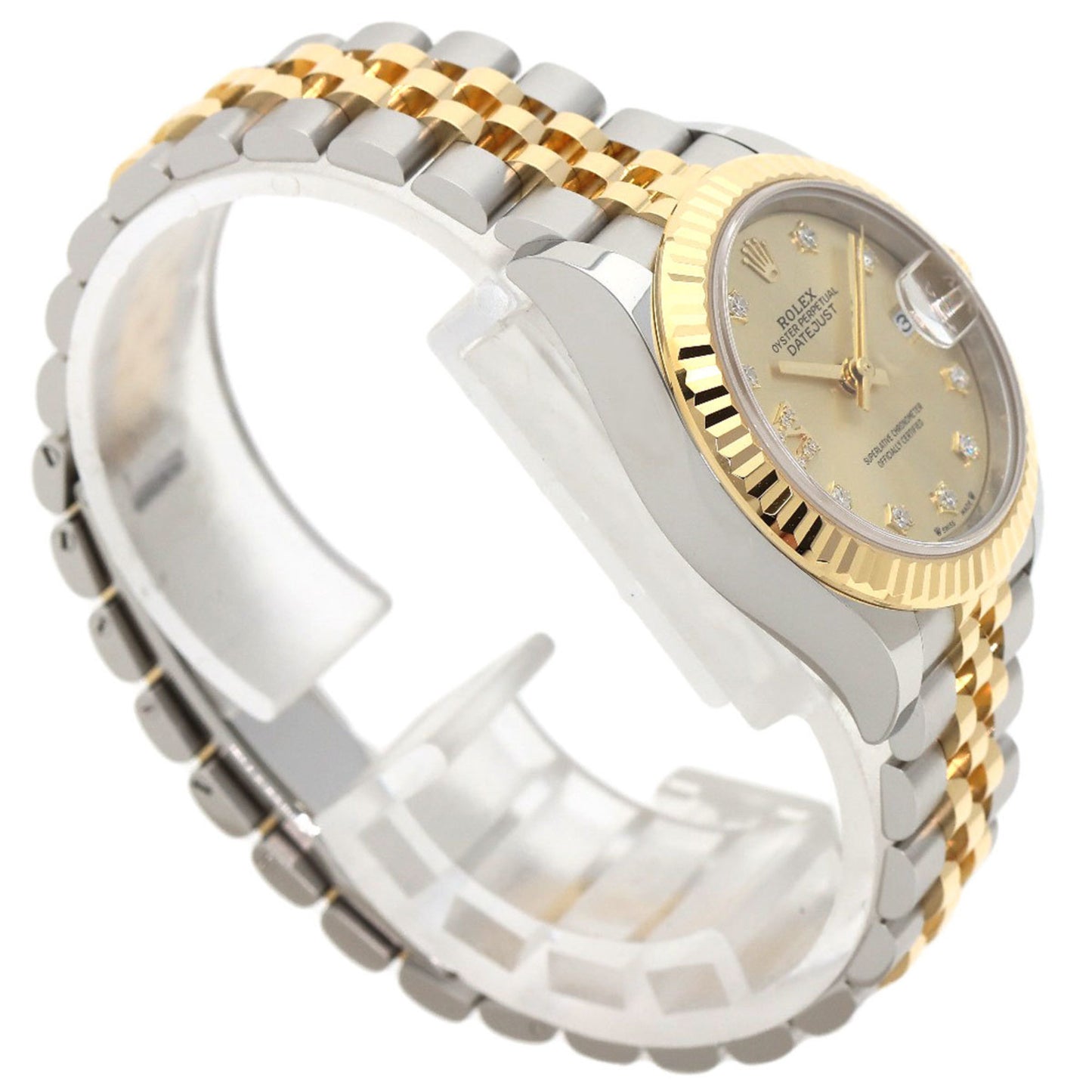 Rolex 279173G Datejust 9P Star Diamond Watch Stainless Steel SSxK18YG K18YG Women's ROLEX