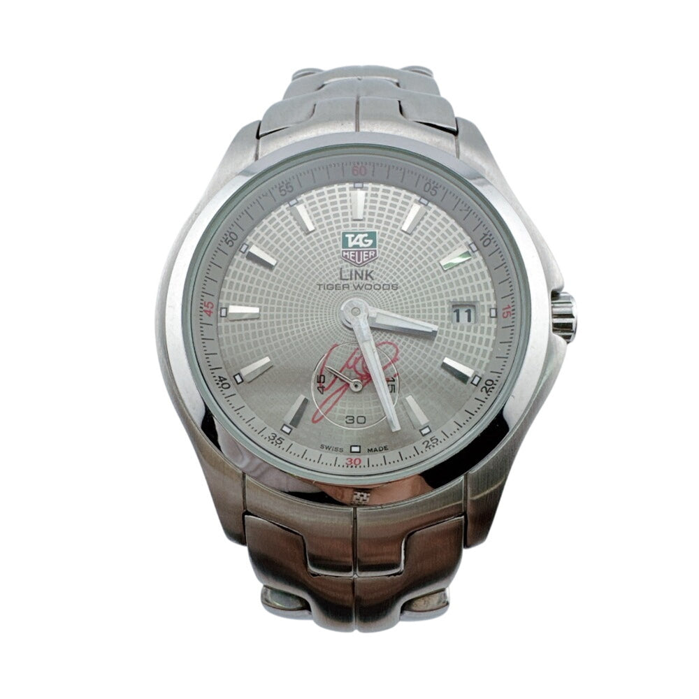 TAG Heuer WJF2113.BA0570 Link Tiger Woods Limited Edition Watch (5500 pieces limited) - Silver — Very Good