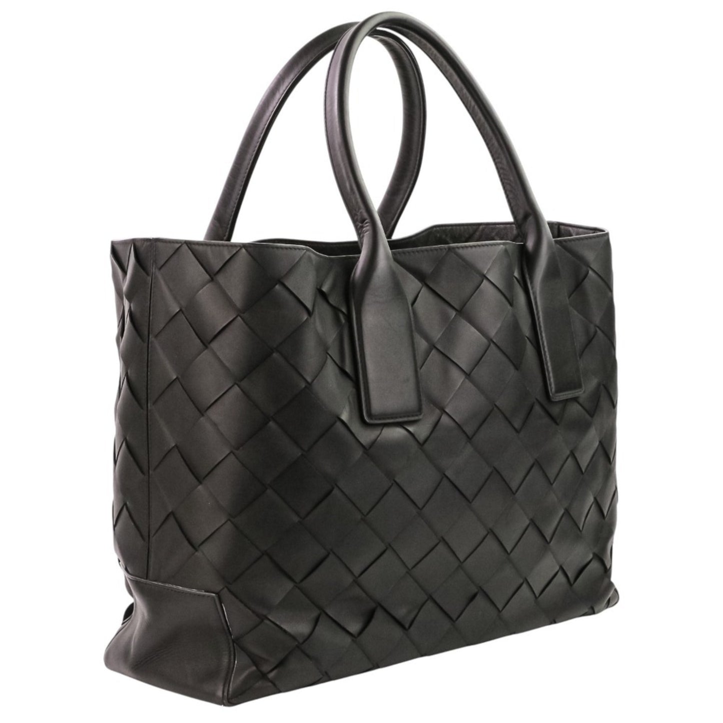 BOTTEGA VENETA Maxi Intrecciato Tote Bag 629888 Black Men's