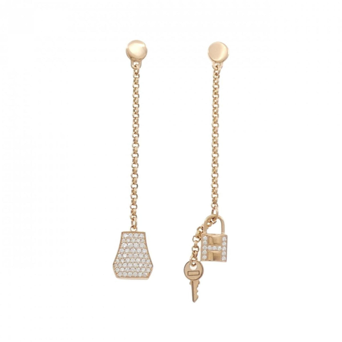 Hermes Hermès Kelly Crochet Earrings — Like New