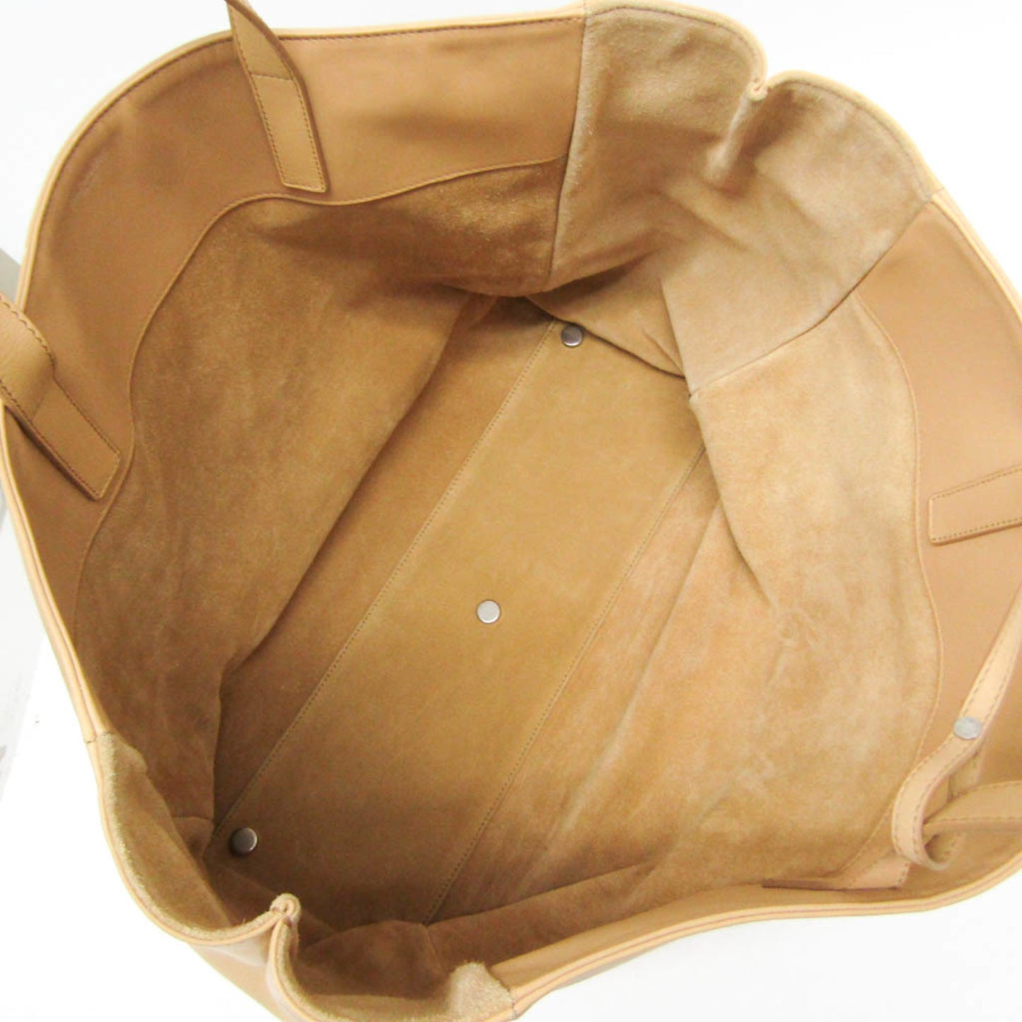 Saint Laurent 314252 Women's Leather Tote Bag Beige