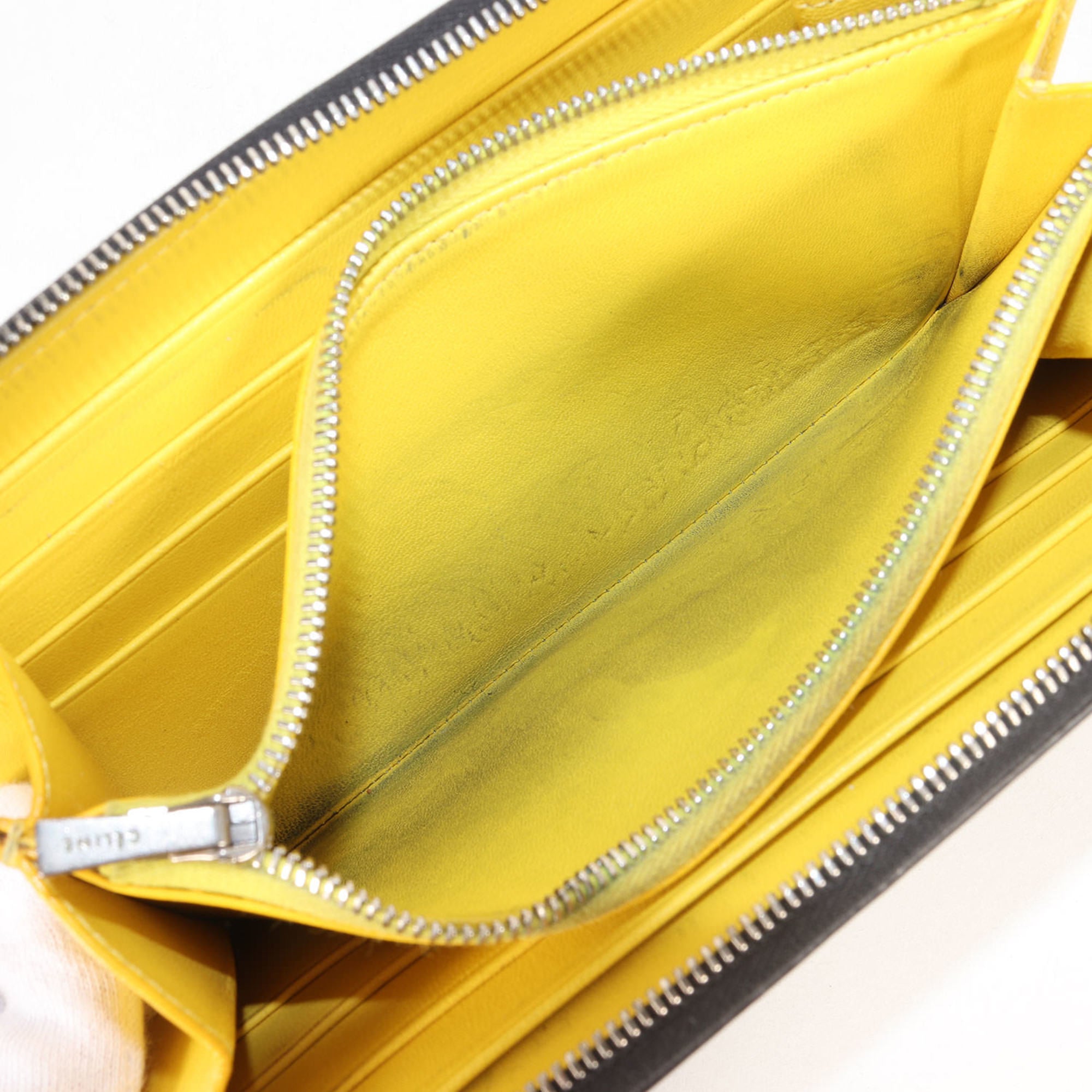 CELINE Black Large Zip Multi-Function Round Wallet (105003XFL)