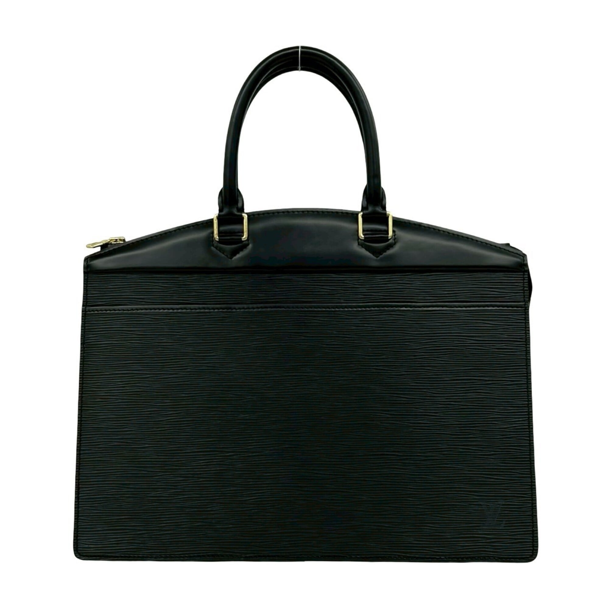 LOUIS VUITTON Louis Vuitton Riviera Epi Leather Genuine Handbag Tote Bag Business Noir 474-3 — Like New