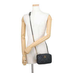 Chanel Chain Shoulder Bag CHANEL19 Coco Mark Lambskin AP2728 CHANEL Handbag Black Women's — Like New