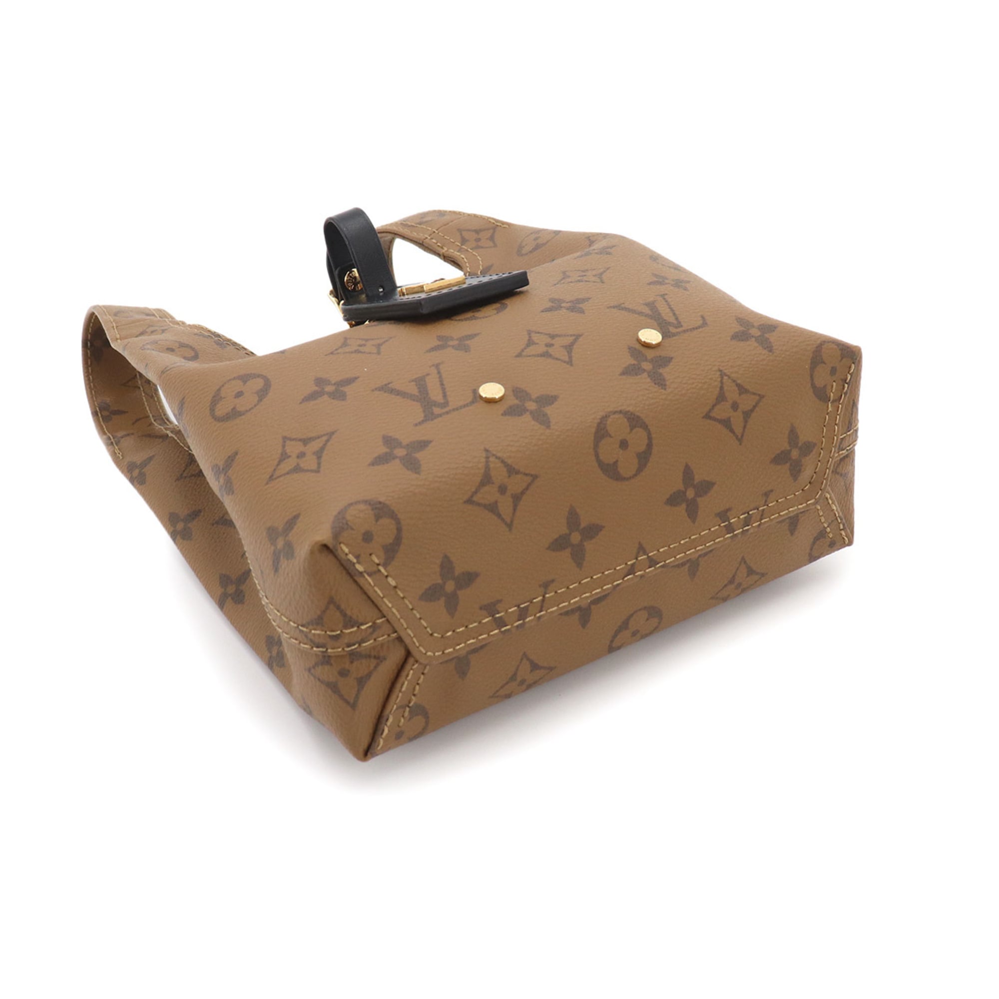 Louis Vuitton LOUIS VUITTON Monogram Reverse Atlantis BB 2-way Hand Shoulder Handbag Brown M46816 RFID — New - Store Return