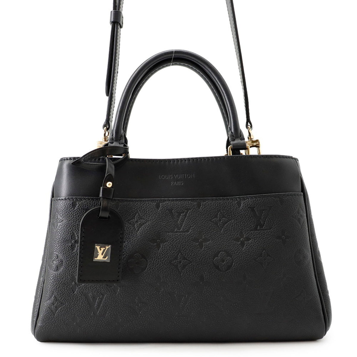 Louis Vuitton Monogram Empreinte Avenue PM Handbag M25577, 2-way Shoulder Bag, Black, for Women, LOUIS VUITTON — Like New