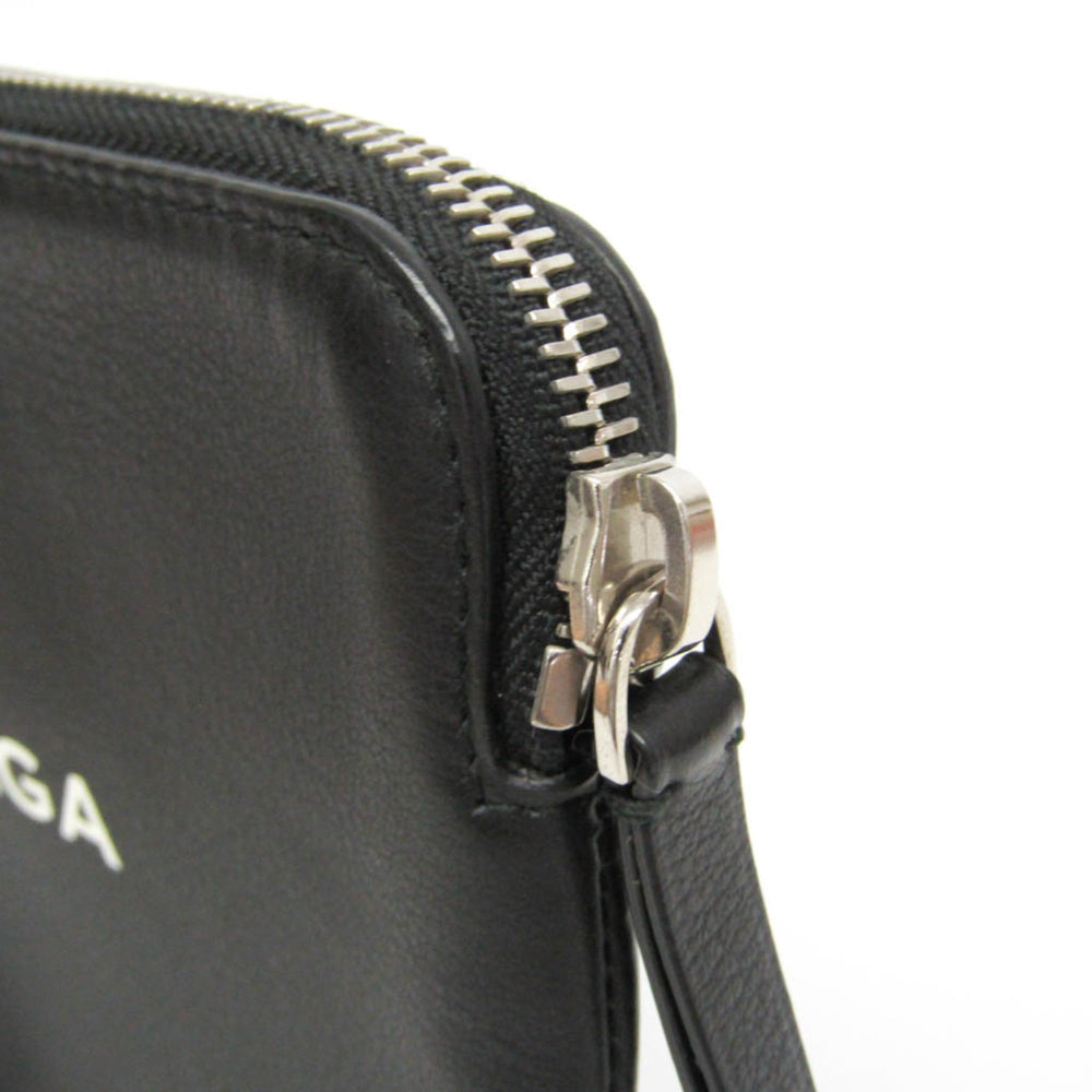 Balenciaga Everyday Pouch M 492465 Women,Men Leather Clutch Bag,Pouch Black — Like New