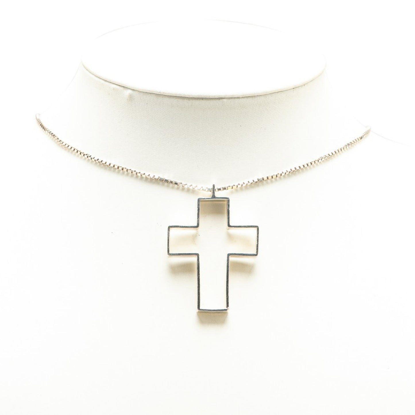 Gucci Cross Necklace SV925 Silver Women's GUCCI
