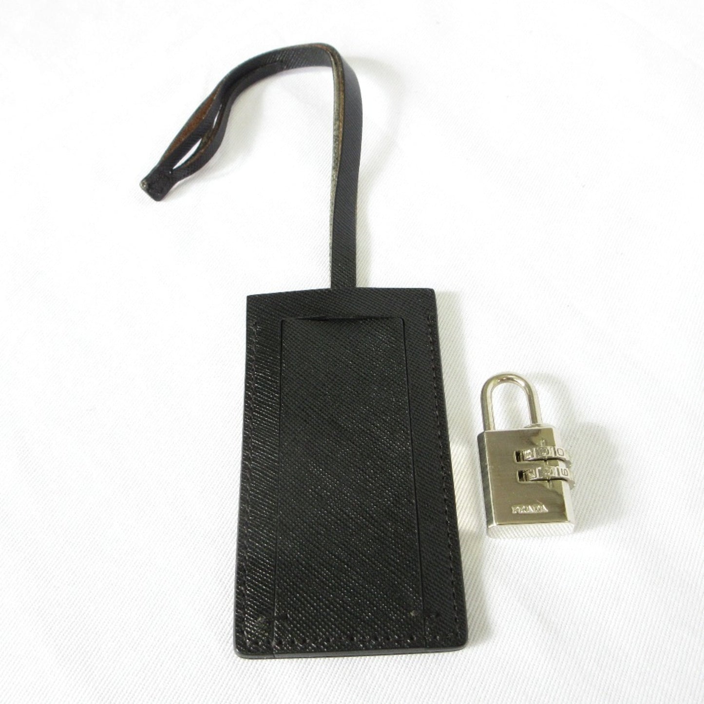 PRADA Prada Triangle Logo Plate Nylon 2-Way Boston Bag/Shoulder Bag Black for Men and Women