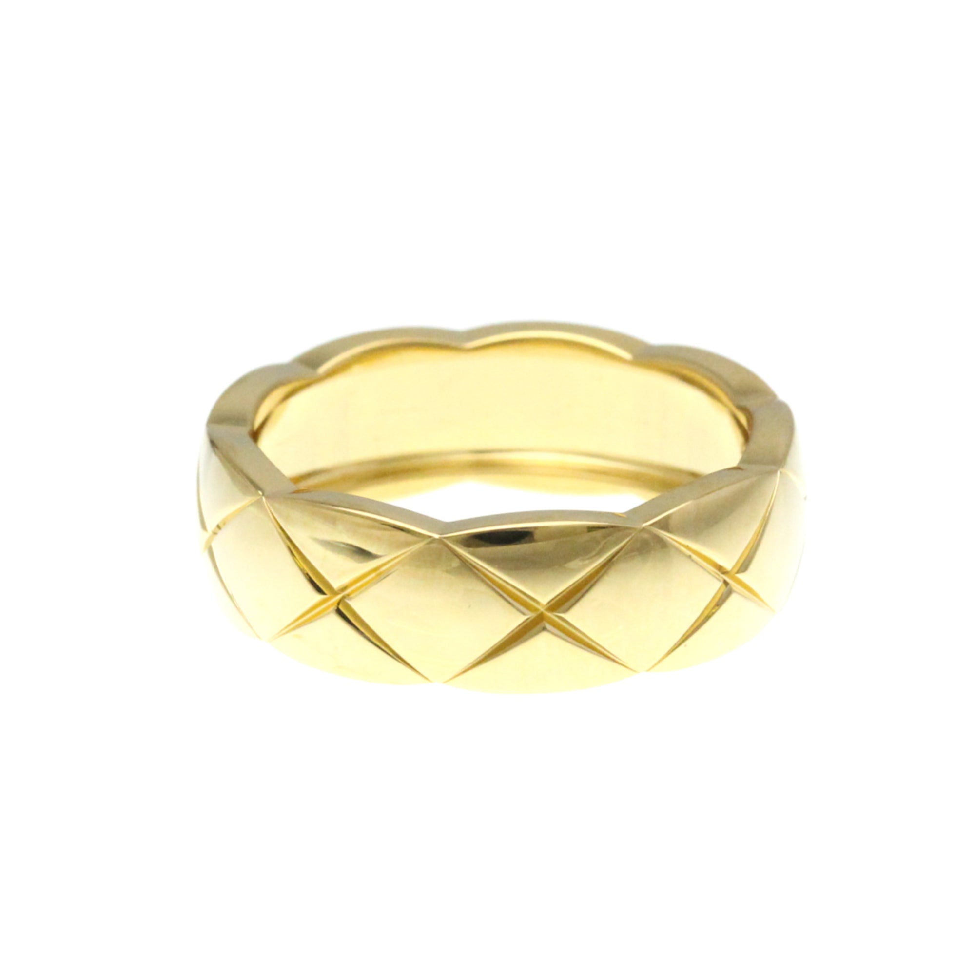 Chanel Coco Crush Ring Medium Size Yellow Gold (18K) Fashion No Stone Band Ring Gold