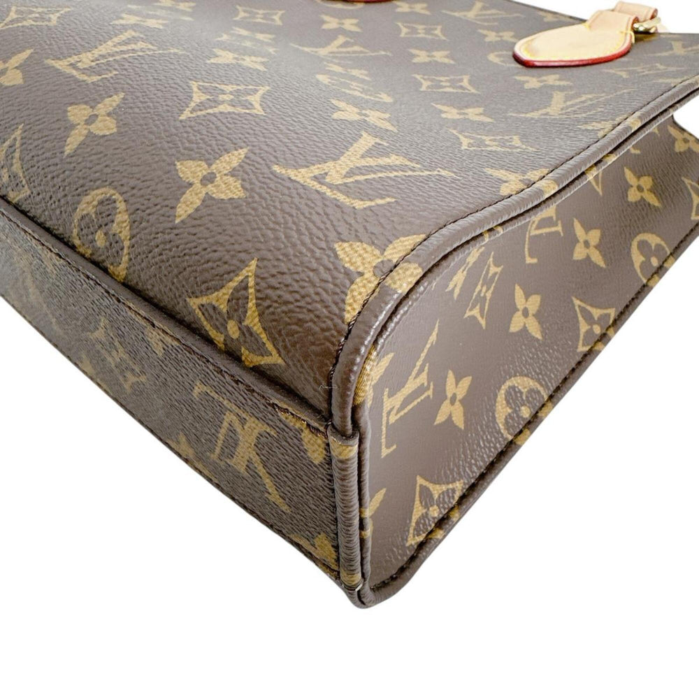 Louis Vuitton LOUIS VUITTON Handbag Sac Plat BB Monogram Canvas M46265 Brown — New - Store Return