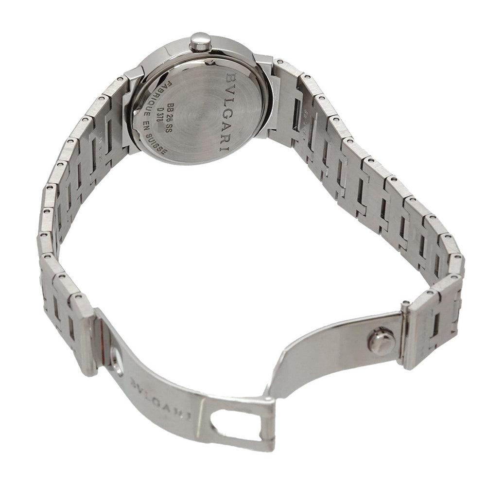 BVLGARI BB26SSD Women's Watch Date Black Quartz — Very Good