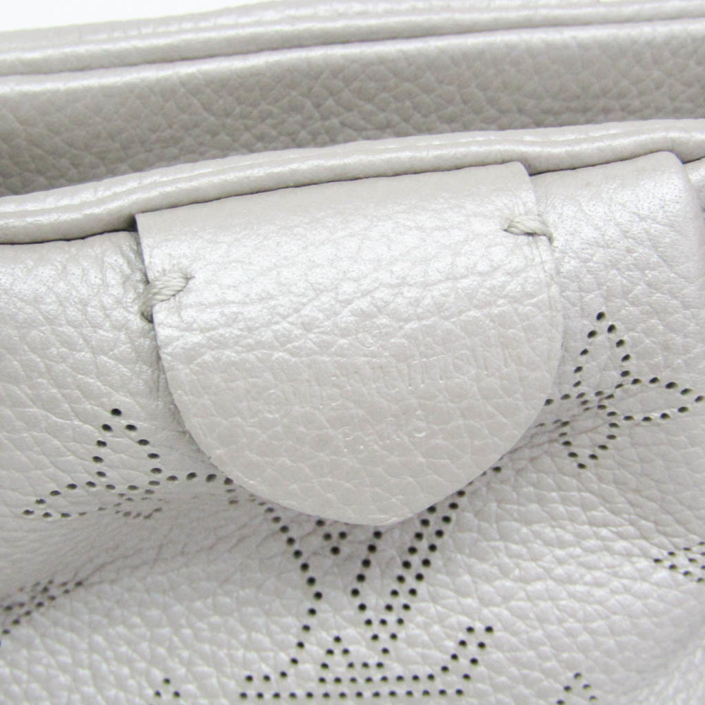 Louis Vuitton Mahina Scala Mini M80904 Women's Clutch Bag,Shoulder Bag Silver — Like New