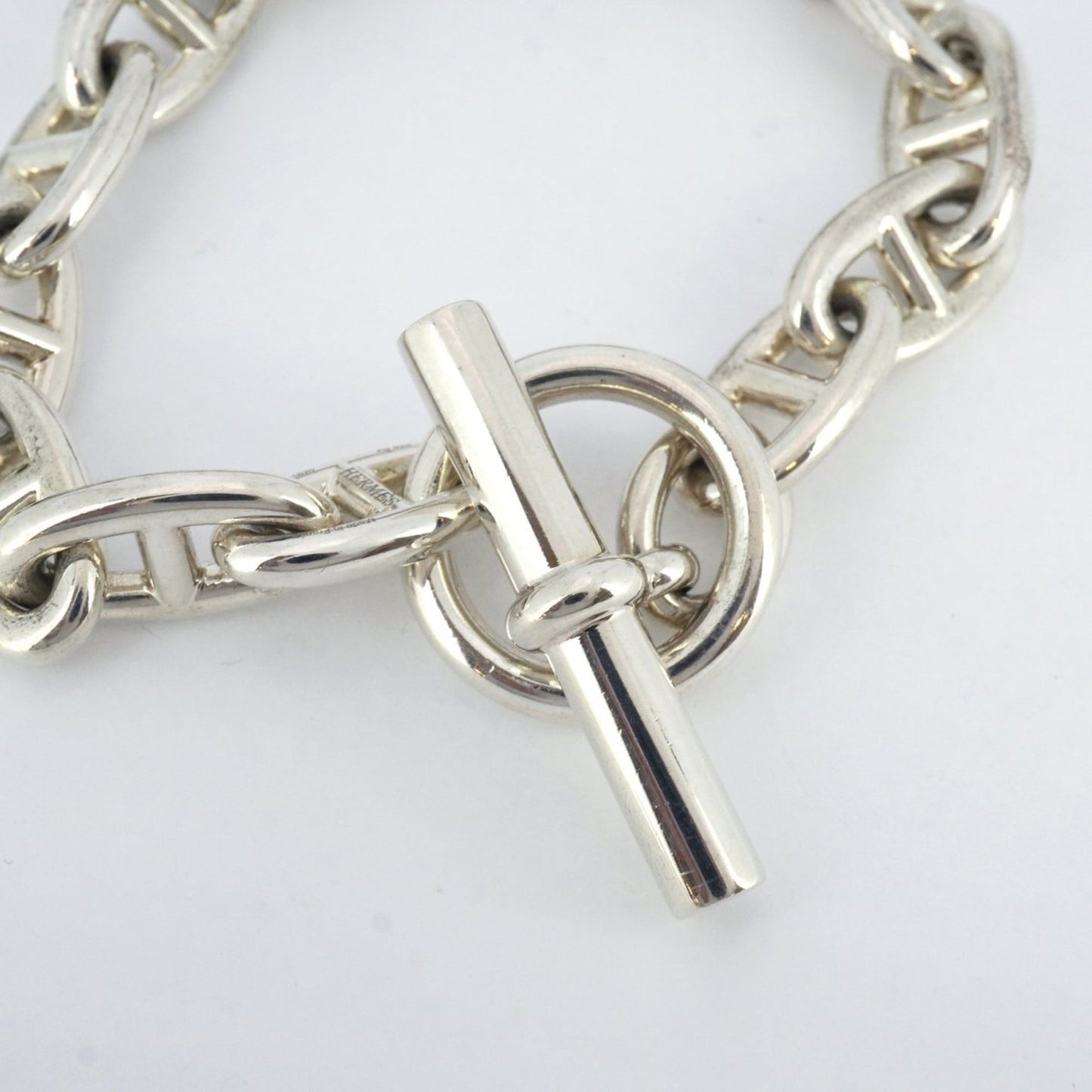 Hermes Hermès Chaine d'Ancre GM Bracelet, 14 links, 925 silver, for men and women