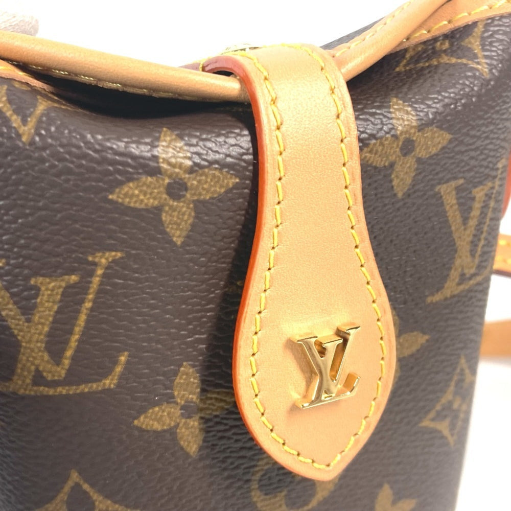 LOUIS VUITTON M80874 Monogram Fold Me Pouch Shoulder Bag Canvas Women's Brown E-241004-4 — Like New