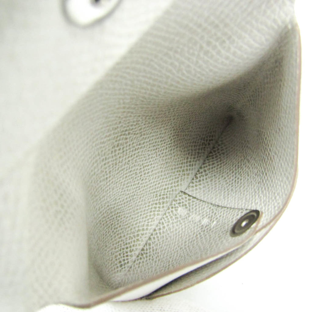 Hermes Bastia Women,Men Epsom Leather Coin Purse/coin Case White