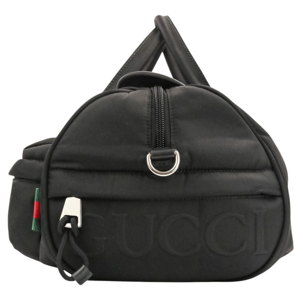 GUCCI Sherry Line Nylon 2-Way Boston Bag 800185 Black (Men's & Women's) — Like New