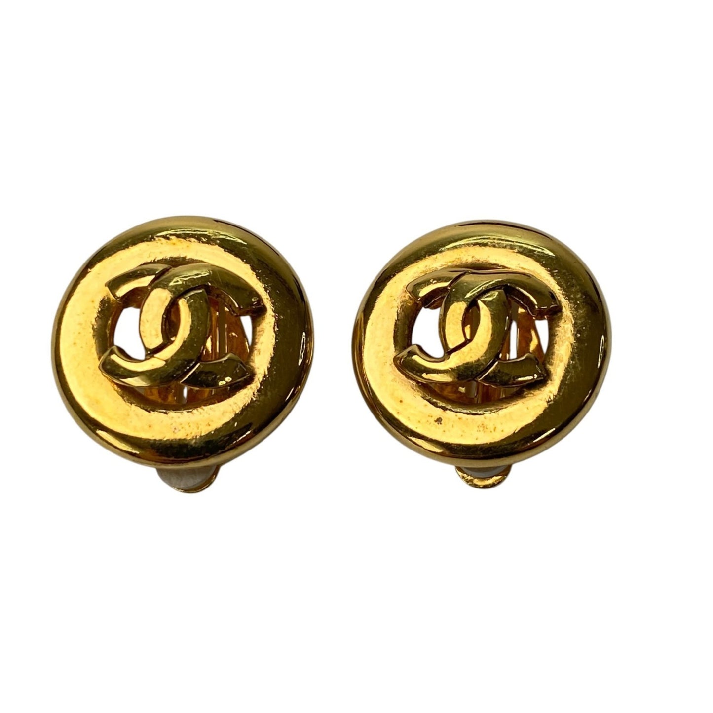 CHANEL Women's Coco Mark Earrings Gold