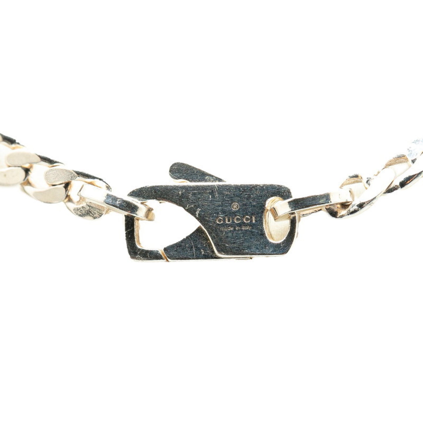 Gucci Cutout G Ring Necklace SV925 Silver Women's GUCCI