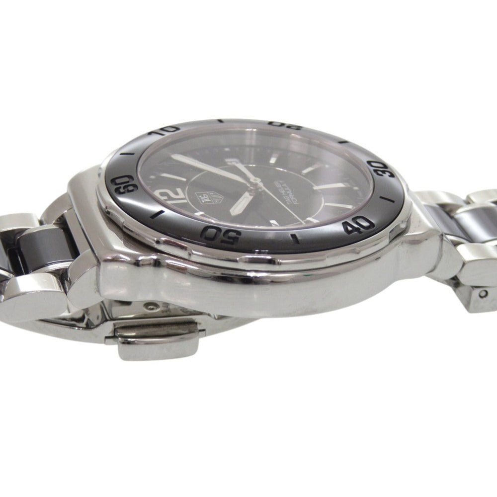 TAG Heuer Formula 1 WAH1210.BA0859 Stainless Steel Black/Silver Dial Quartz Watch 0330 HEUER — Good