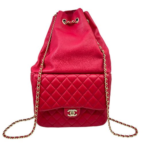 CHANEL Matelasse Backpack in Pink Lambskin A94417, for Men and Women