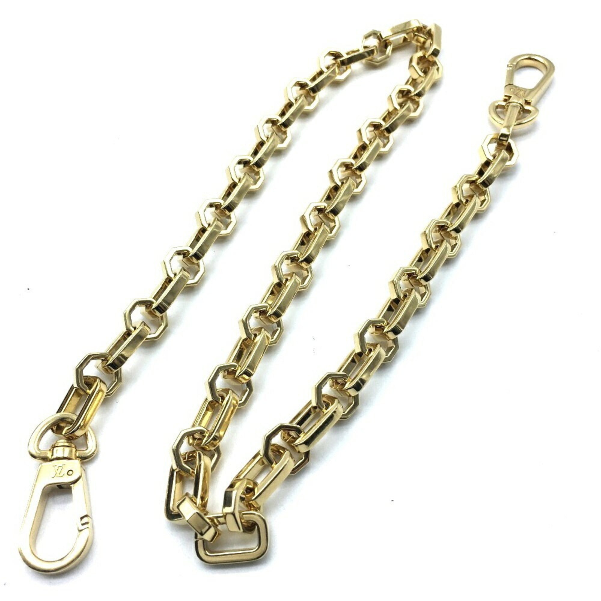 LOUIS VUITTON M55821 LV Lock Chain Dauphine MM Shoulder Bag Calfskin Women's Noir Black G-200910-19 — New - Store Return