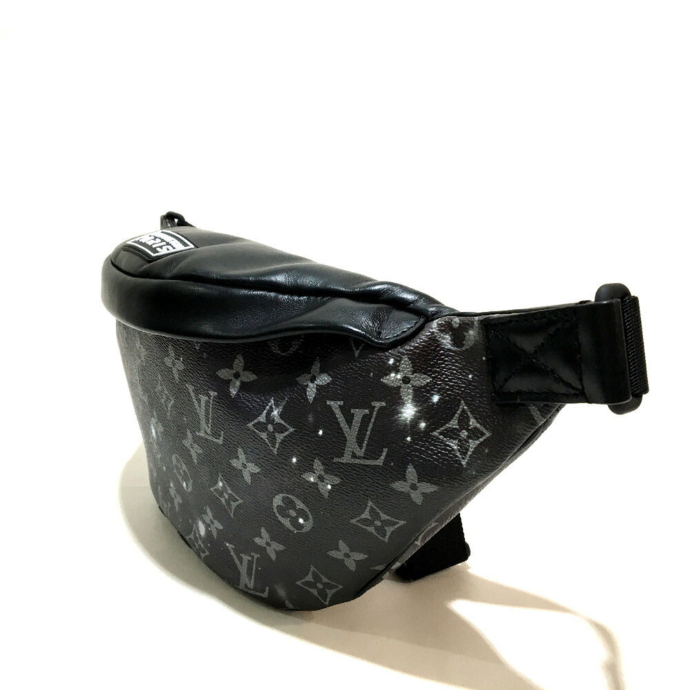 LOUIS VUITTON M44444 Monogram Galaxy Discovery Bum Bag Waist Body Canvas Leather Men's Silver x Black — New - Store Return