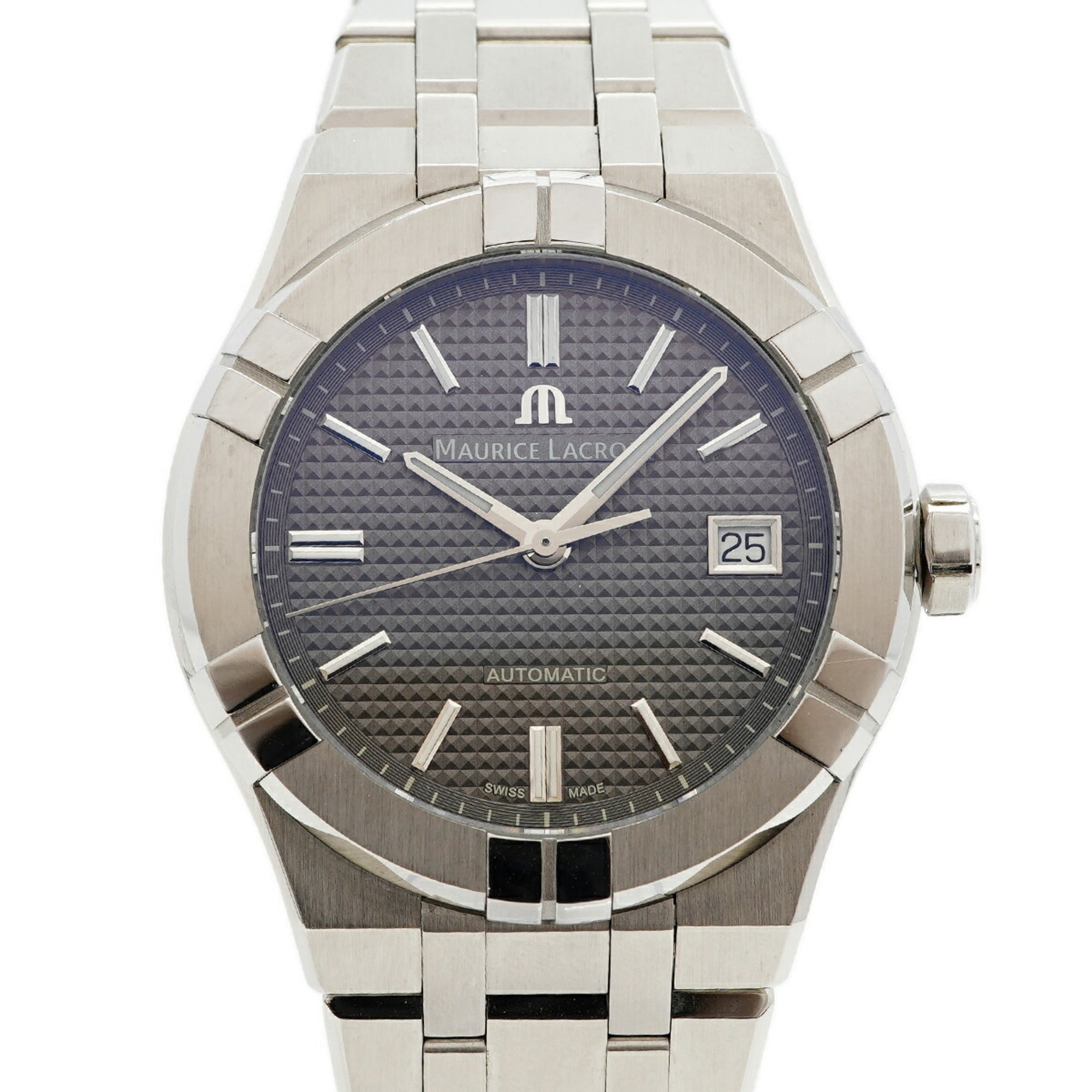 Maurice Lacroix Aikon Automatic AI6007-SS002-230-1 Gray Dial Men's Watch — Very Good