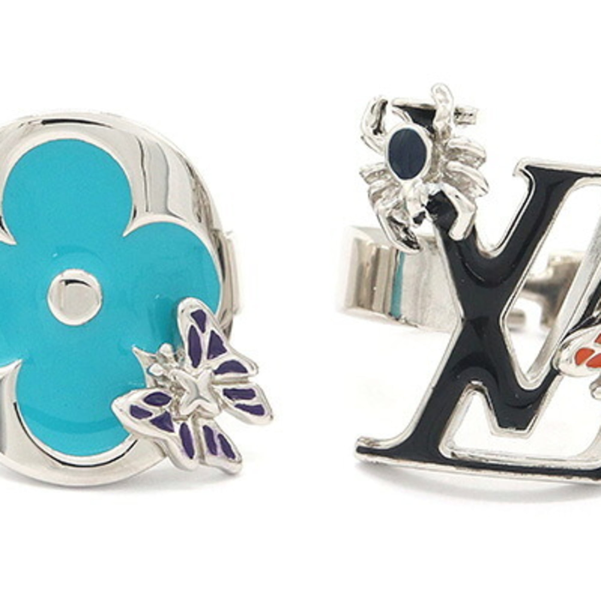 Louis Vuitton Ring Bague Set of 4 LV Fairy Tale MP2452 Silver Metal M Size Rings for Women LOUIS VUITTON — Like New
