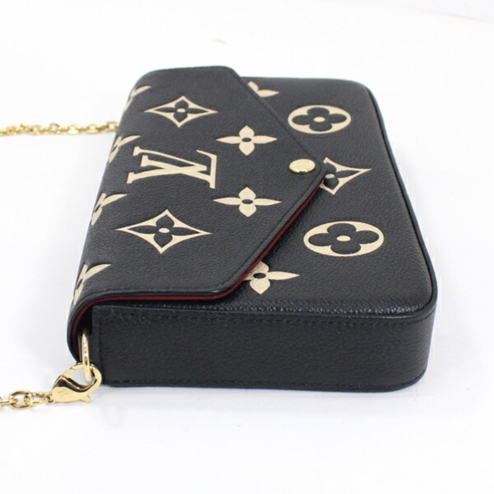 Louis Vuitton Pochette Felicie Monogram Empreinte Leather Shoulder Bag M82479 Women's Clutch LOUIS VUITTON KM3025 — Like New