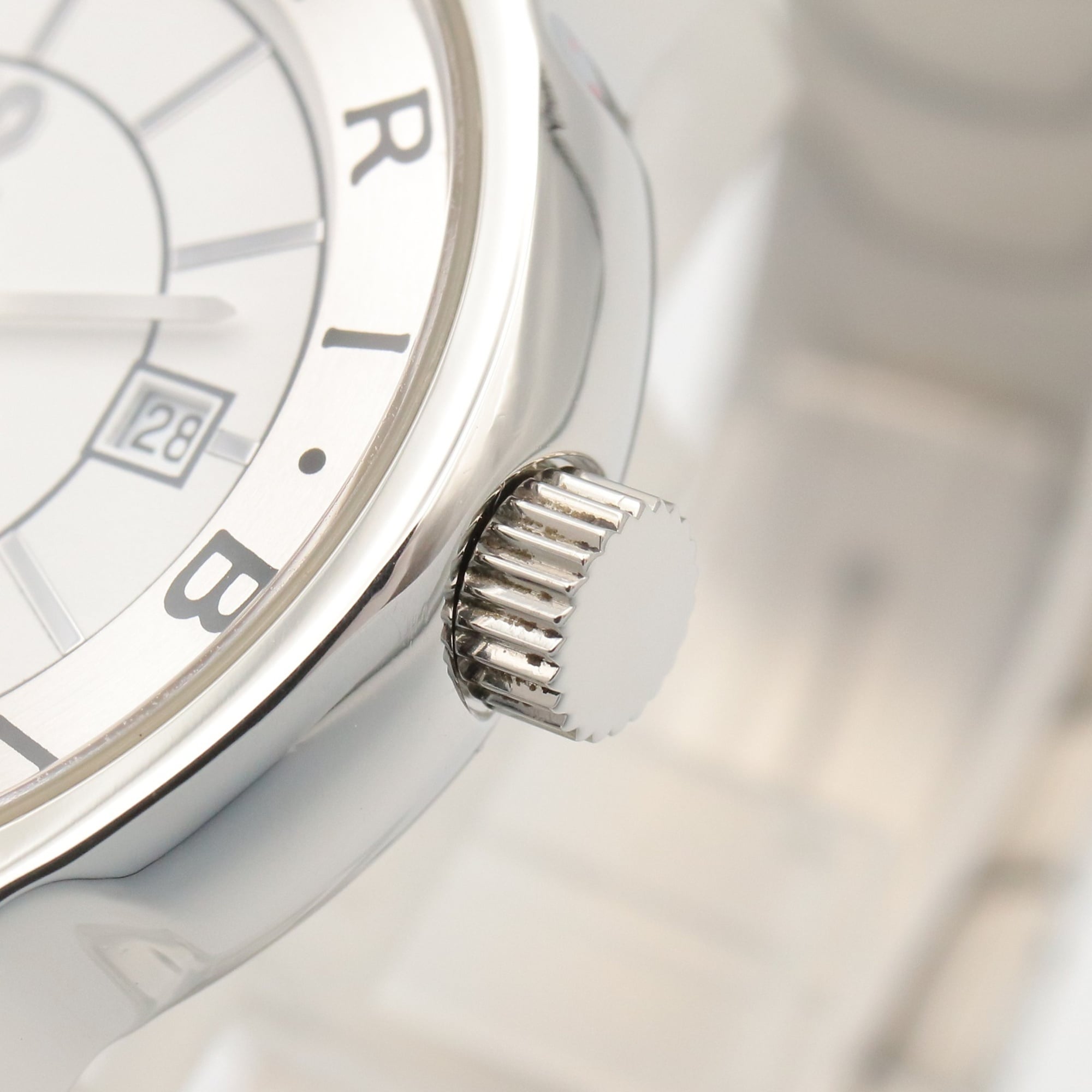 Bulgari BVLGARI Solo Tempo Watch, Stainless Steel, Women's, White (ST29S) — Very Good