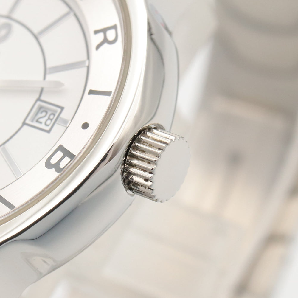 Bulgari BVLGARI Solo Tempo Watch, Stainless Steel, Women's, White (ST29S) — Very Good