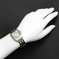 Cartier Santos Demoiselle LM W25065Z5 Boys' Watch, Ivory, Quartz Watch — Like New