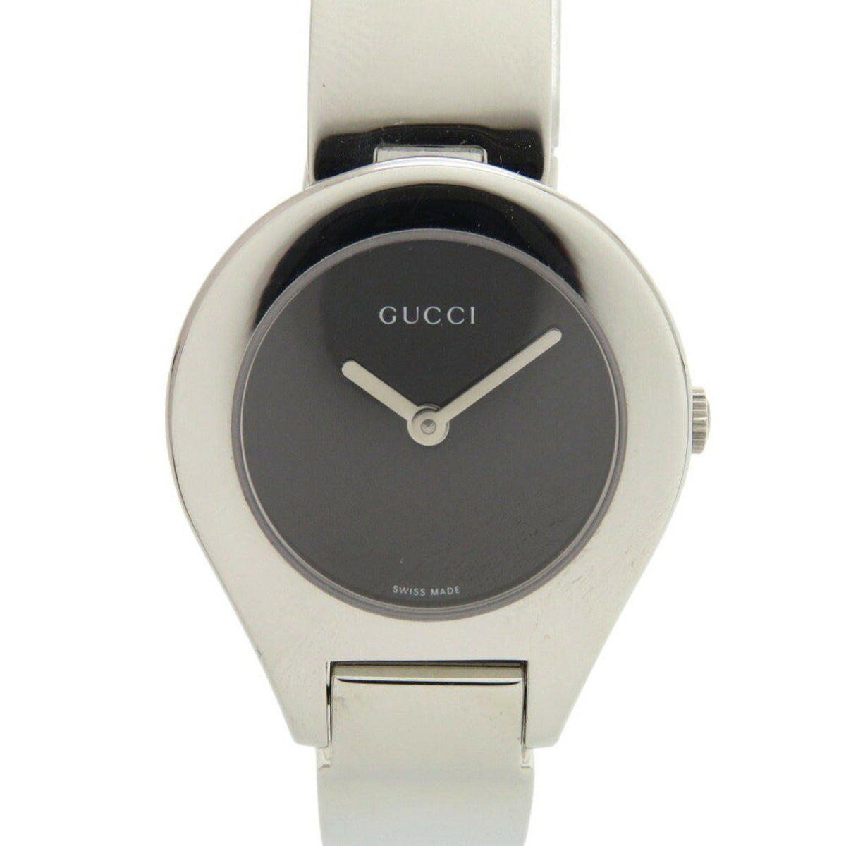 Gucci 6700L Stainless Steel Black/Silver Dial Quartz Watch 0566GUCCI — Good