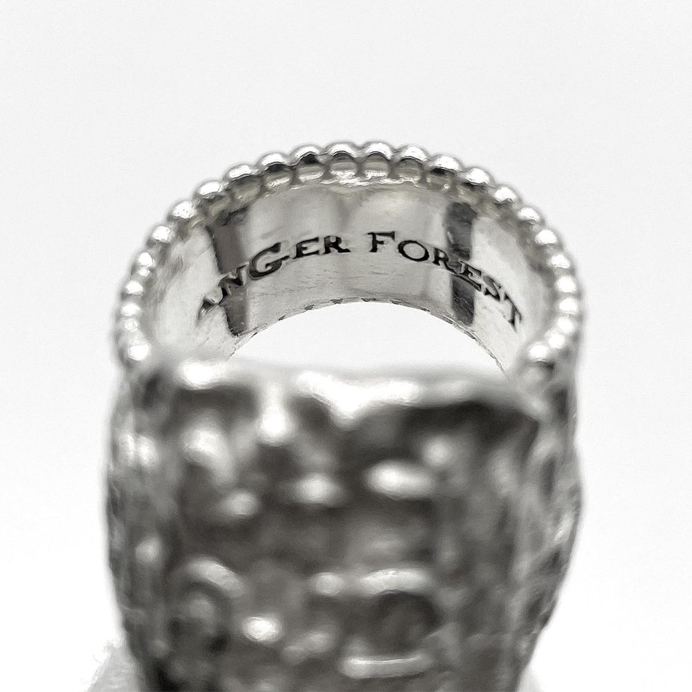 GUCCI Anger Forest Eagle Ring, SV925, 7791, Silver, Men's — Like New