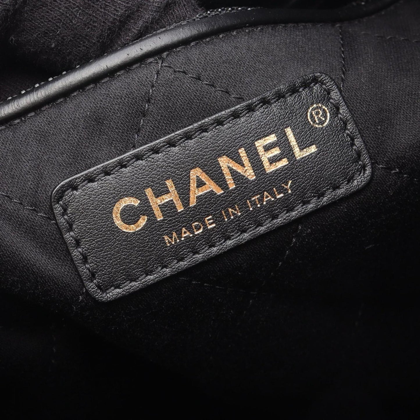 CHANEL 22 Large Backpack, Leather, Women's, Black, AS3313