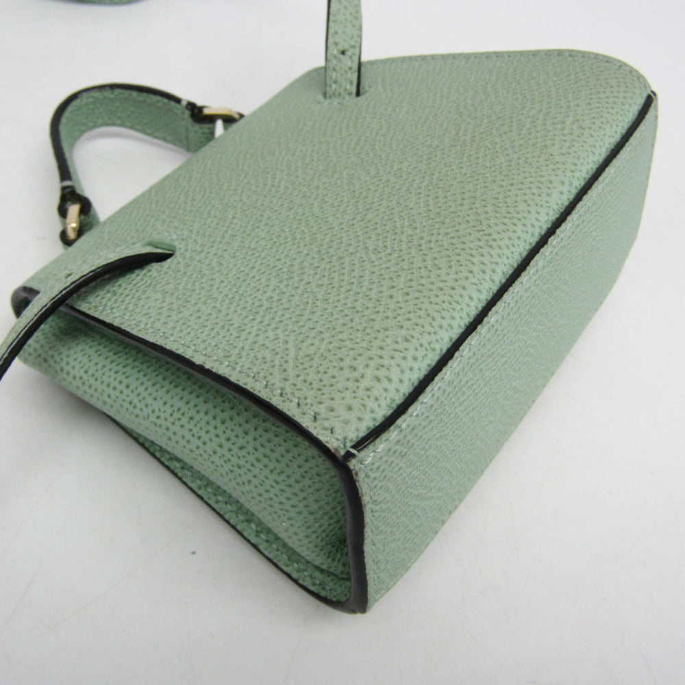 Valextra ISIDE BELT SGES0061028LOCPL99 Women's Leather Fanny Pack,Shoulder Bag Green — Like New