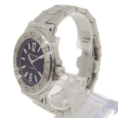 BVLGARI Diagono Date DG40S Automatic Black Dial Watch — Good