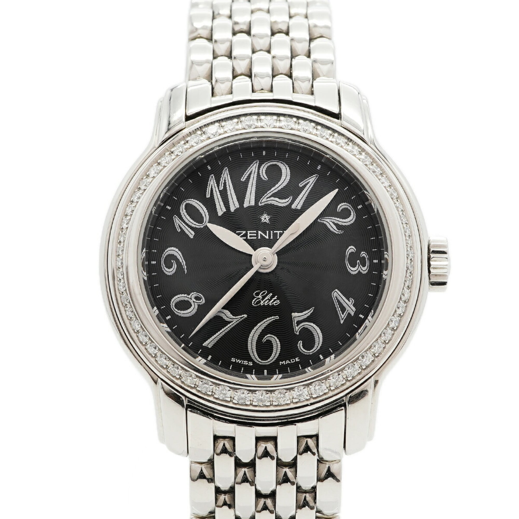 Zenith Elite Baby Star Diamond 16.1220.67 Black Dial Women's Watch — Good