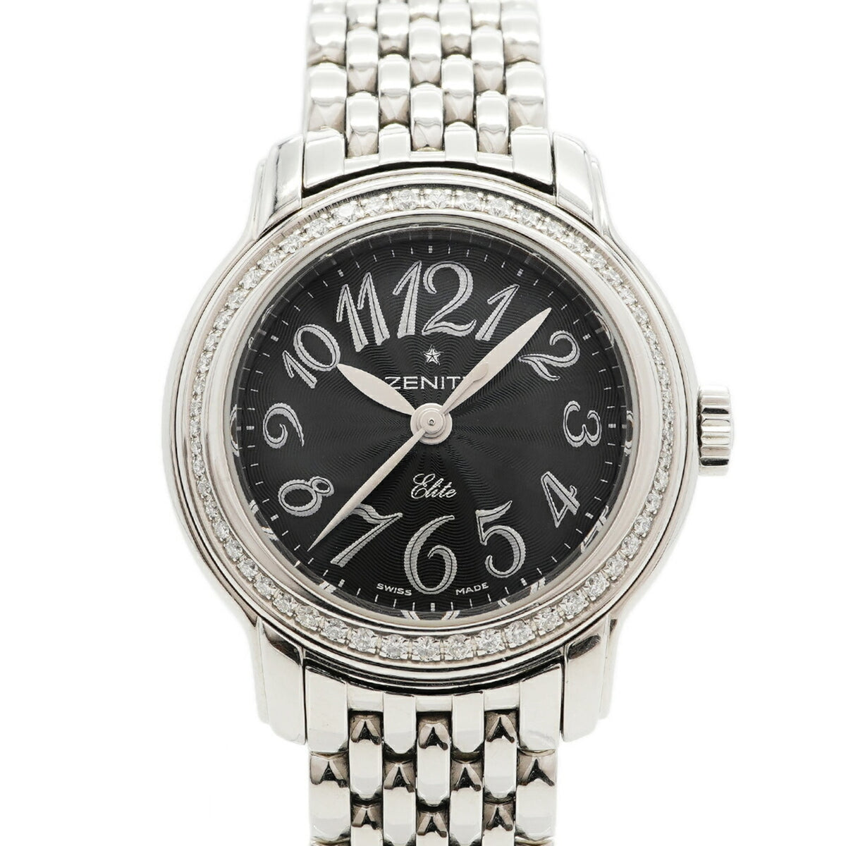 Zenith Elite Baby Star Diamond 16.1220.67 Black Dial Women's Watch — Good