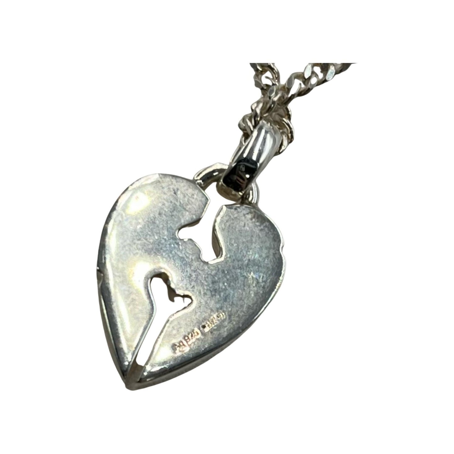 Gucci Knot Heart Necklace in Silver 925 for Women