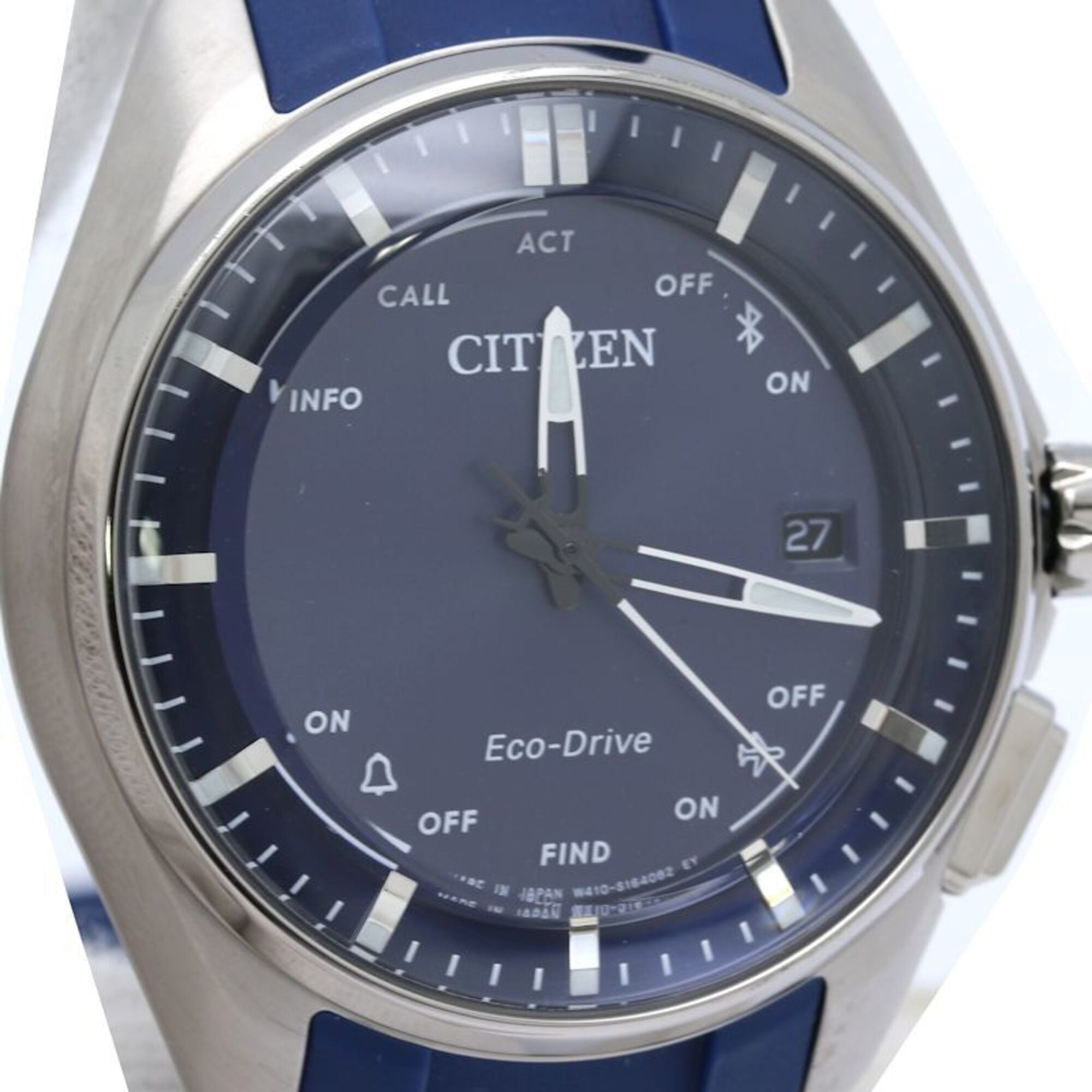 CITIZEN Eco-Drive Bluetooth BZ4000-071 W410-S119758 Men's Watch, Super Titanium x Rubber, 130564 — Good