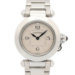 Cartier Pasha de Women's Stainless Steel Watch, Silver Tone, WSPA0021 — Very Good