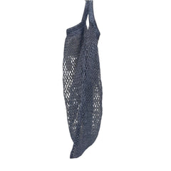 PRADA Triangle Plate Mesh Bag Mini Metallic Color Light Blue Women's — Like New